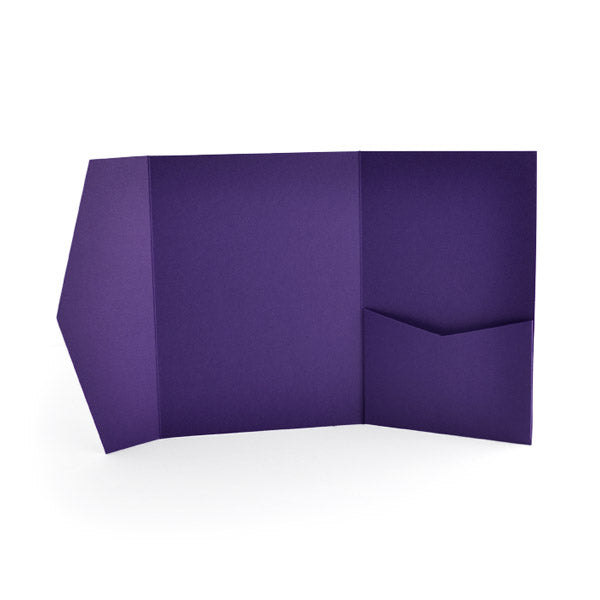 A7 Pocket envelope dark purple
