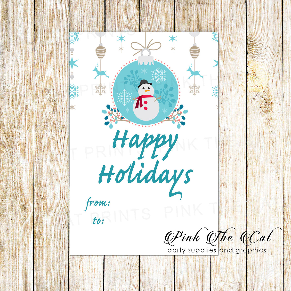 30 kids greeting cards christmas holiday snowman fill in blank – Pink ...