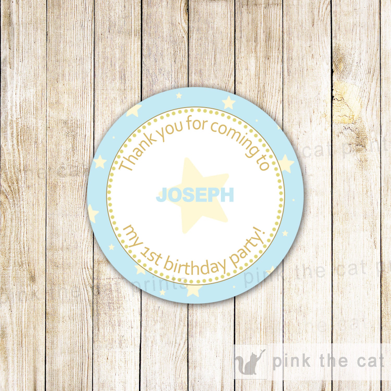 Princess Label Gift Favor Tag Birthday Baby Shower Girl Storybook Party