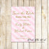 Save the date cards pink gold wedding bridal shower printable