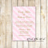 Gold Pink Wedding Invitations & RSVP (set of 100)