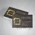 Sunflower business card boho glitter