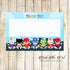 30 superheroes thank you cards boy birthday baby shower