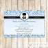 Superhero Invitation Boy Birthday Baby Shower Bat