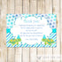 30 thank you cards turtle kids twins birthday joint party