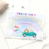 Jungle ballons thank you card