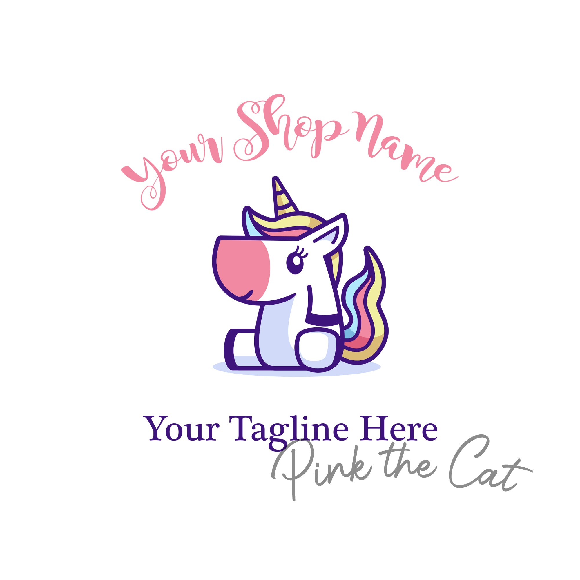 Premade unicorn logo design