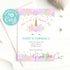 Unicorn Face Invitation Birthday Baby Shower Printable