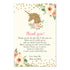 30 baby shower thank you cards unicorn peach gold