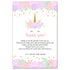 30 thank you cards unicorn baby shower pink purple