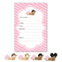 30 girl baby shower invitation with envelopes