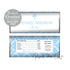 Religious Candy Bar Label Blue Damask