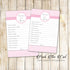 Wishes for Baby Card Pink Stripes