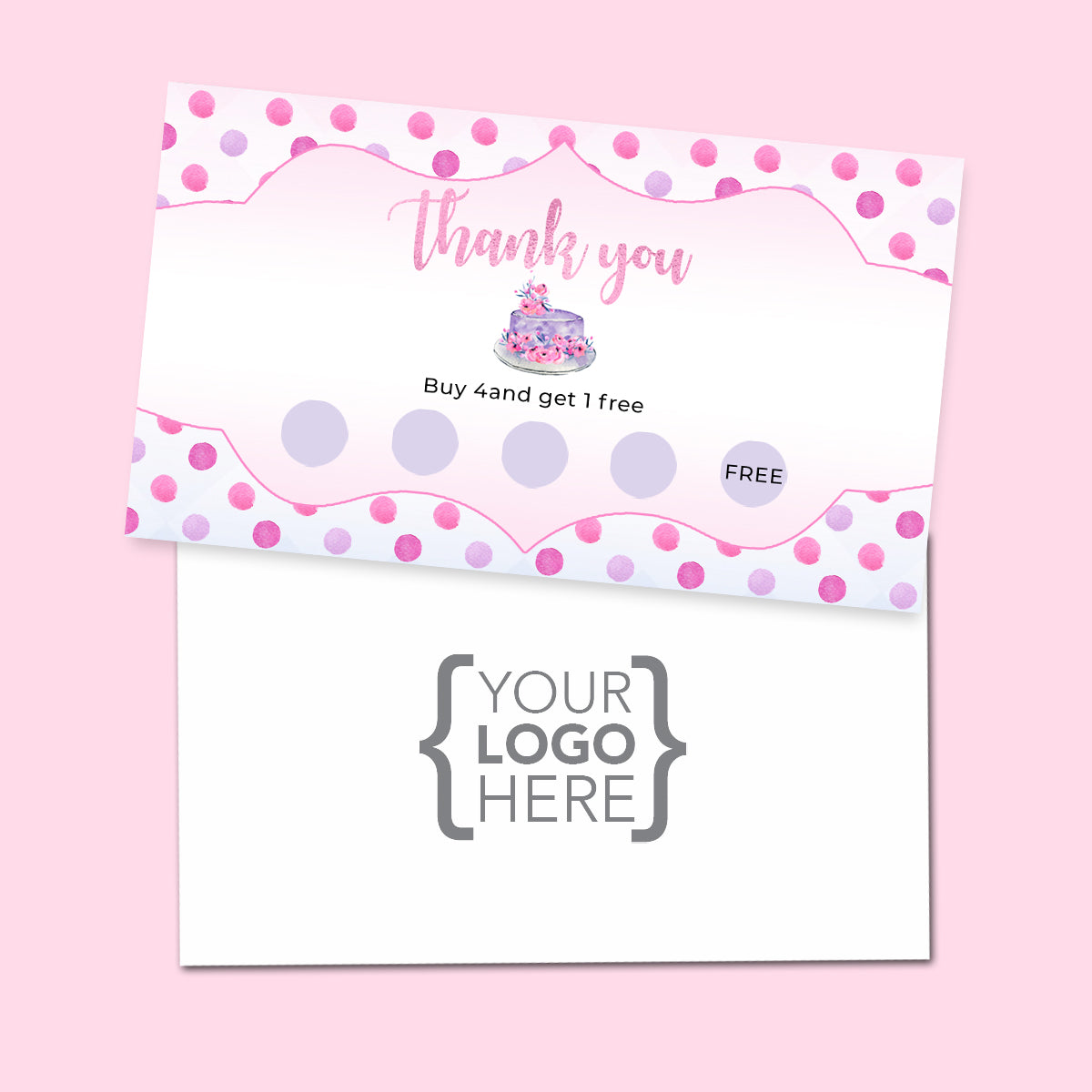 10% Sale Cakes & Sweets Stamp Card