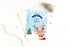 Raindeer christmas greeting card printable