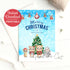 Bears christmas greeting card printable